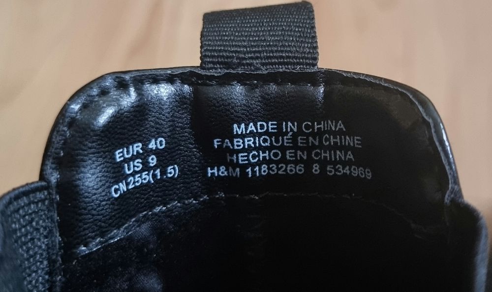 H&M Cizme Negre Glezna - Noi, Nepurtate