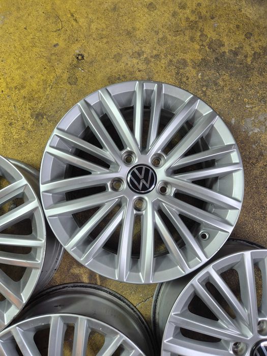 4 Jante Aliaj 5x112 16'' 6.5J ET 46 - OEM VW Golf 5 6 7 8 Touran Sharan Caddy T-ROC / Skoda Octavia YETI SUPERB / AUDI A3 Seat LEON ATECA