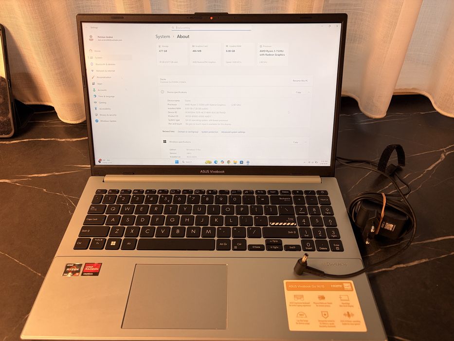 Laptop ASUS Vivobook Go 15