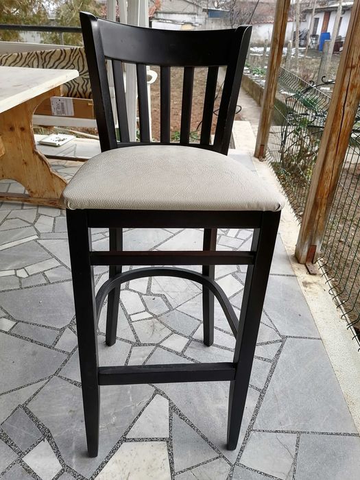 Бар стол парен бук без седалка