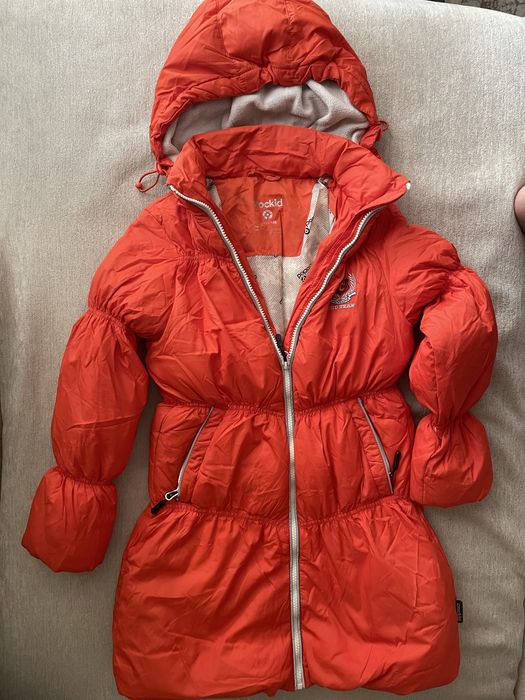 Пуховик для девочки рост 140-146