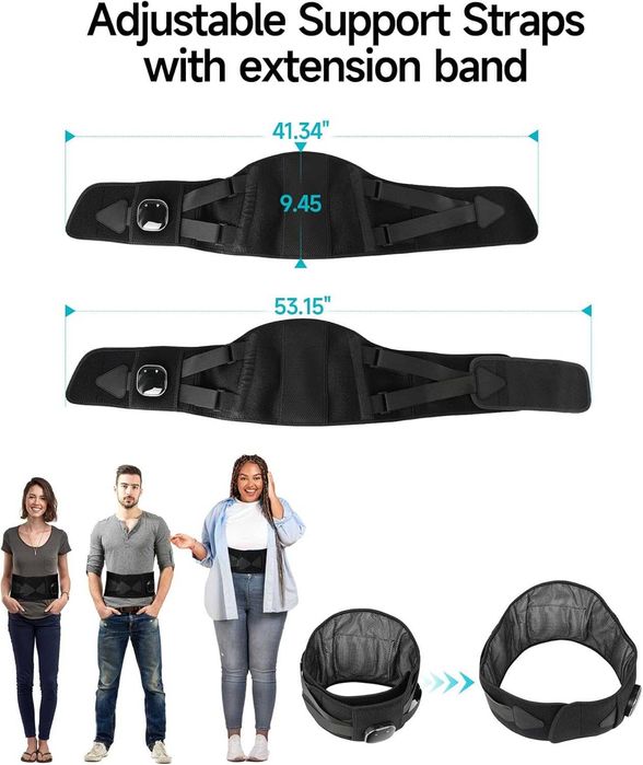 ALLJOY Безжичен нагревателен колан  за болки в гърба