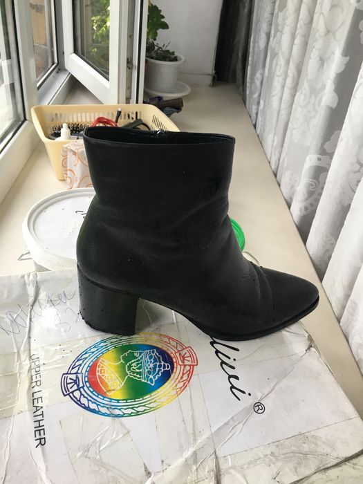 полусапоги   сапоги кожа натуральная