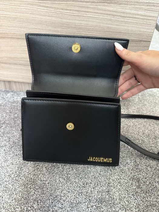 Geantă Jacquemus Le Chiquito Moyen tote neagra