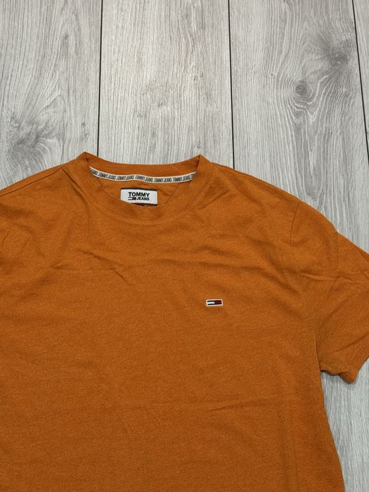 Tricou Tommy Jeans portocaliu - mărimea M