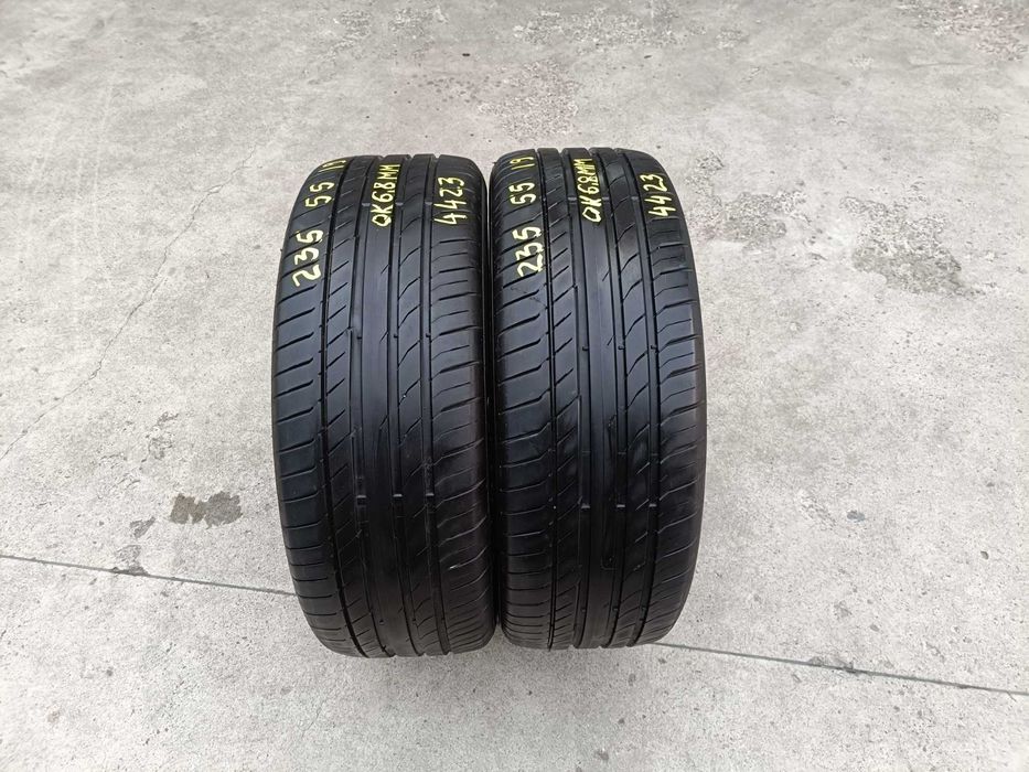 Doua anvelope vara 235 55 19 continental sportcontact 5 profil 6,8 mm dot 4423
