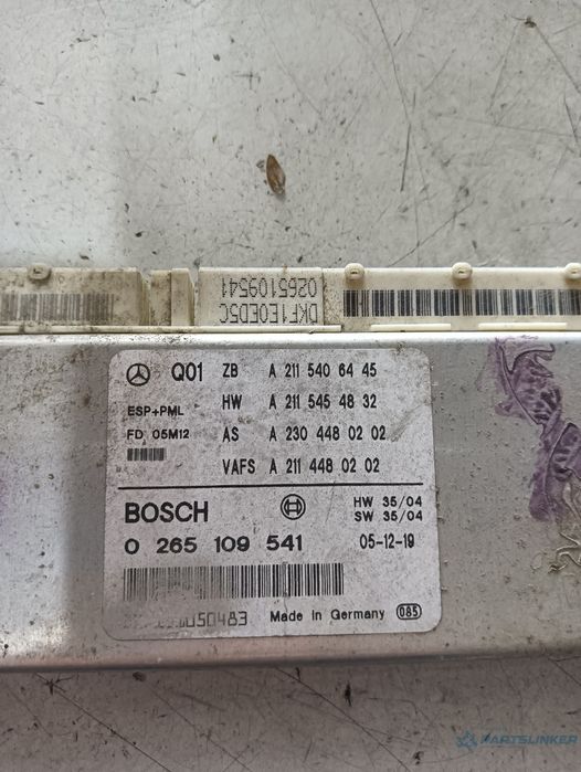 Calculator Abs Mercedes-Benz Cls (C219) [ 2004 - 2011 ] Oem A211540644