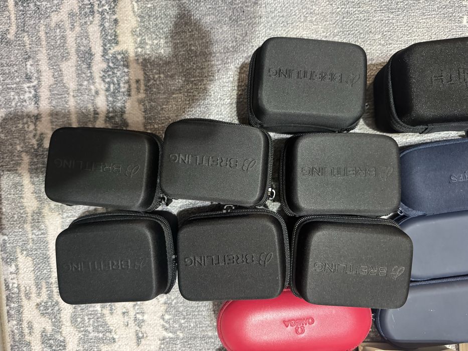 Colectie cutii ceasuri omega/tissot  / tagheuer /longines