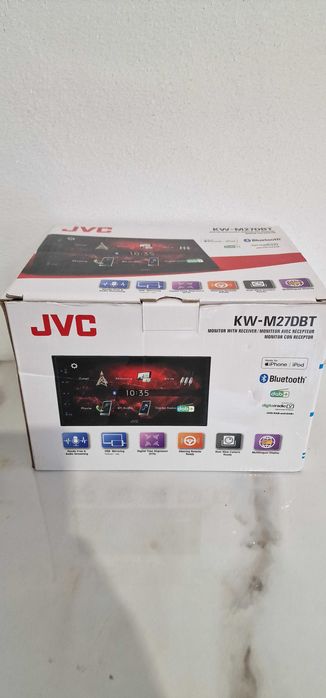 Player auto JVC KW-M27DBT, 4 x 45W, Bluetooth, USB, FM