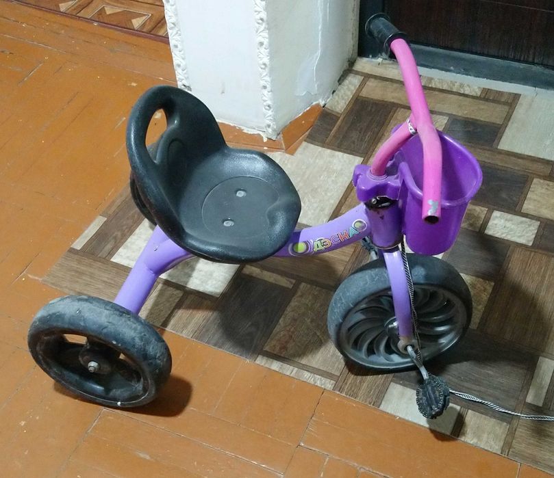 детский 3-х колесный велосипед