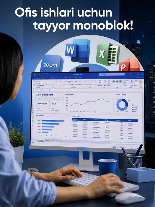 "OPTOM" narxlarda ishonchli, sifatli va hamyonbop Monobloklar 27"