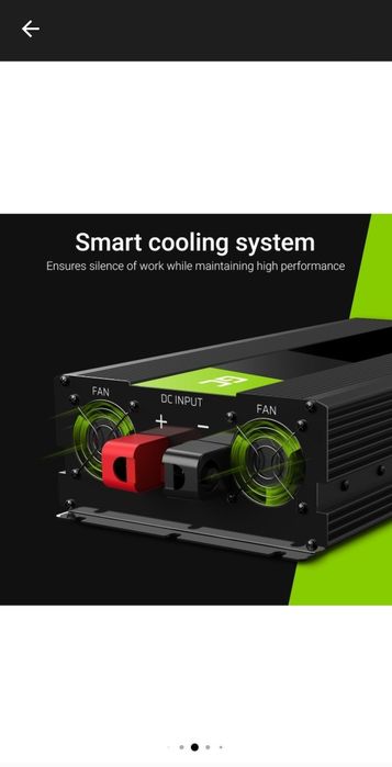 Invertor auto/camion Green Cell 24V la 230V 2000w/4000w sinus pur.
Inv