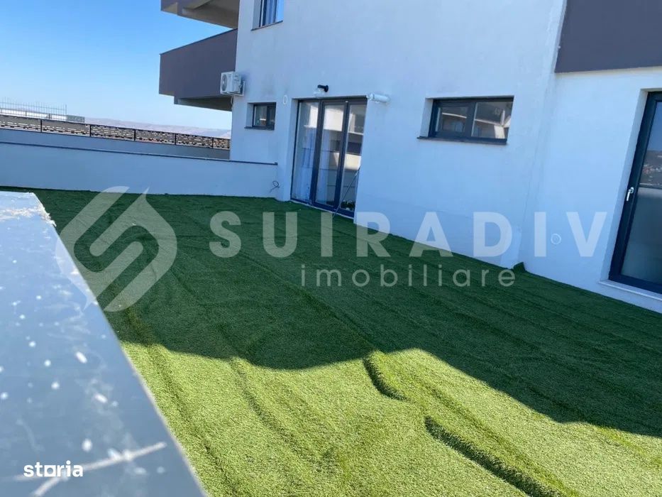 Apartament modern, terasa de 90 mp, 2 parcari subterane-Intre Lacuri