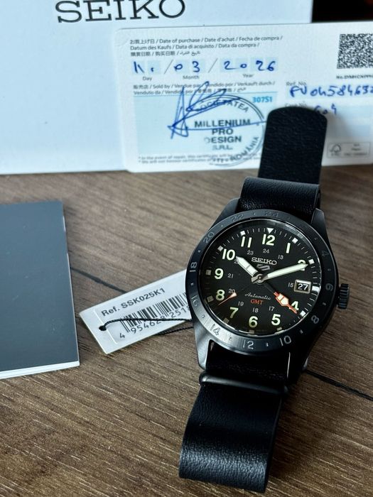 Seiko SSK025K1 GMT field automatic