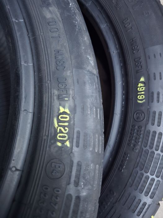2 Anvelope Vară Continental 185 /50 R16.  Stare Perfectă.