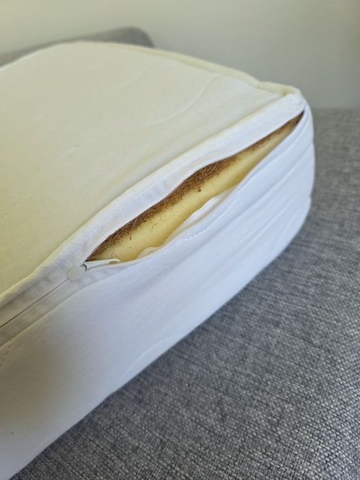 Vand Saltea patut copii, fibre de cocos, 120×60, lenjerie cadou