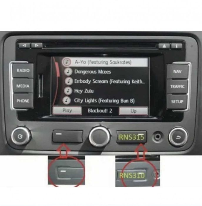 SD Card GPS Navi VW RNS 315 Map V12 Europa Est-West 2021-2022