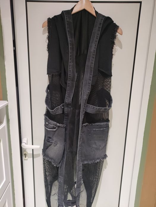 Жилетка деним / мрежа