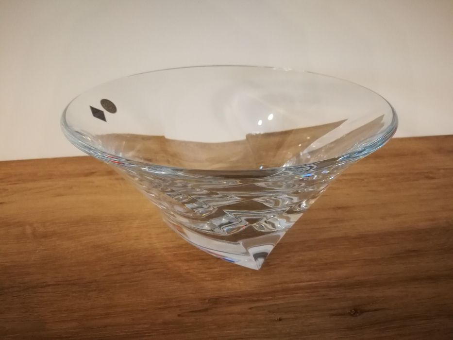 Кристални фруктиера и купичка Bohemia Triangle 28см/16см