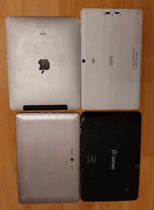 Tablete pentru piese Overmax, Odys, Apple iPad și Yarvik