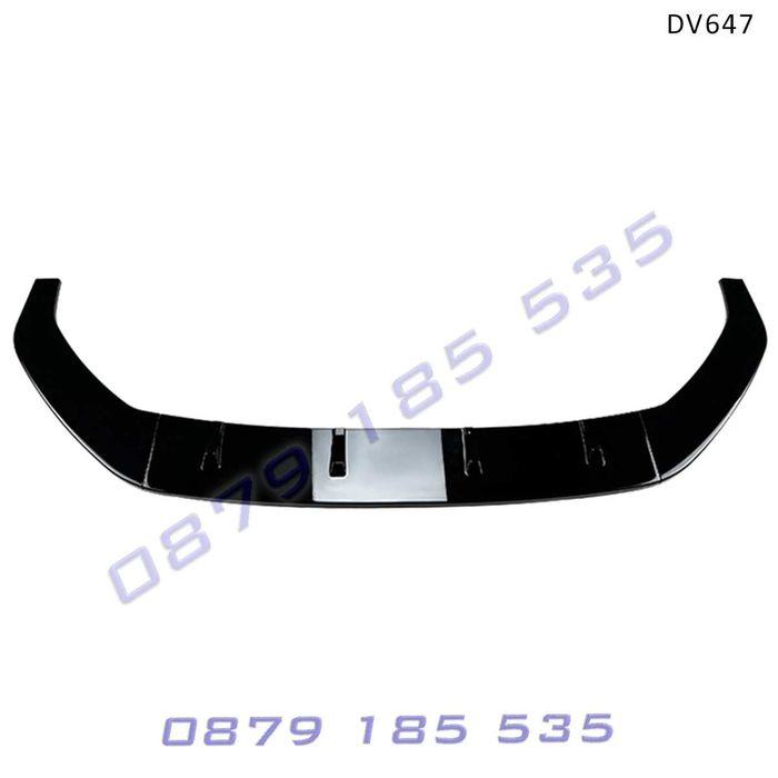 Черен лип спойлер предна броня GOLF 7.5 GTI R Line нож голф 7.5 тунинг