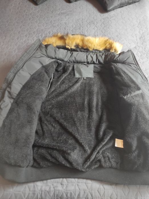 Мъжко зимно черно яке