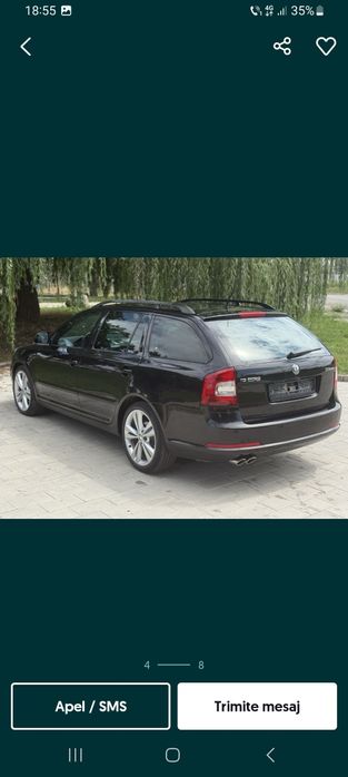 Skoda octavia WRS 2.0 TDI 170 cp
Intetior din piele foarte bine ingrij