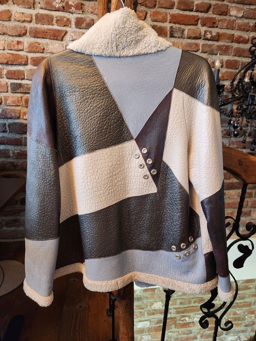 Естествена кожа и вълна,  Двулицево яке