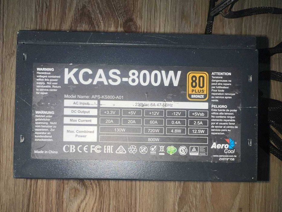 Блок питания Aero Cool KCAS-800W