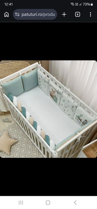 Patut copii (Marvis)Arad alb natur 120 x 60 
Patut bebelusi Arad alb 1