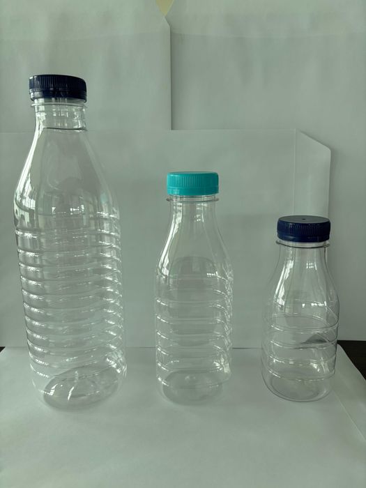 Продавам нови РЕТ бутилки  от 300 ml, 500 ml и  1L и капачки за тях.