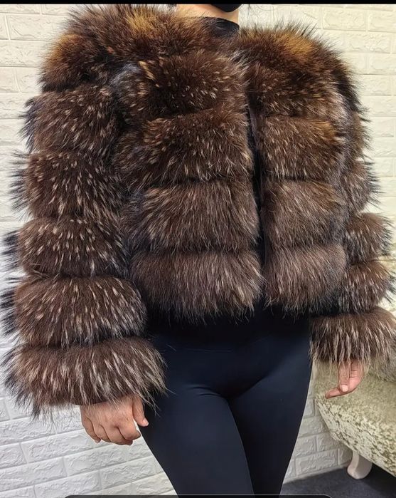 Oferta Geaca Jacheta/Vesta  blana vulpe naturala 100% noua 34 pt S ,M