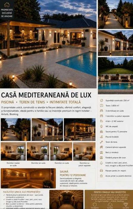 Situată în Viile Satu Mare, proprietatea beneficiază de un teren generos de 3.800 m²