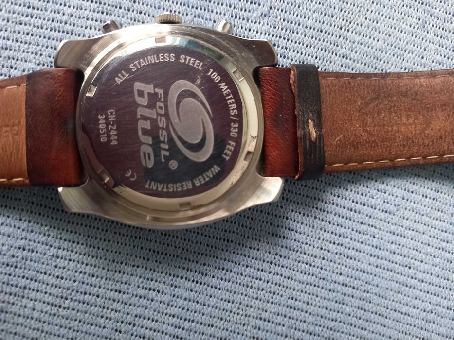 trei ceasuri de mana,fossil blue,orient automatic