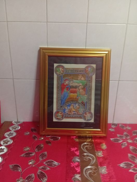 Vând tablou religios foarte vechi