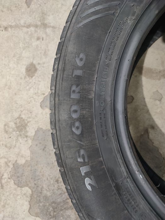 Продам комплект резины 215/60/16