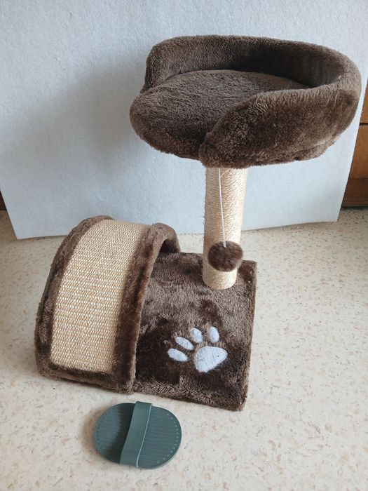 Катерушка, къща за котка + четка