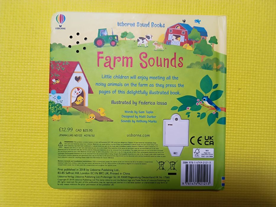 Carte  Farm Sounds