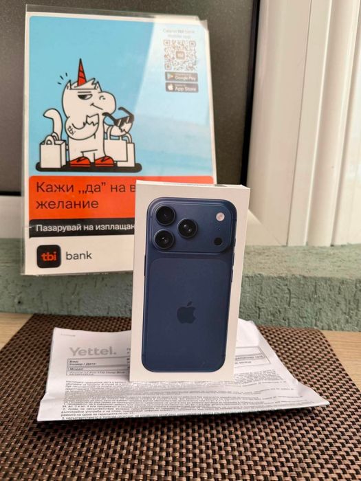 НОВ! 1Tb *ЛИЗИНГ* iPhone 17 Pro Deep Blue 36М ГАРАНЦИЯ