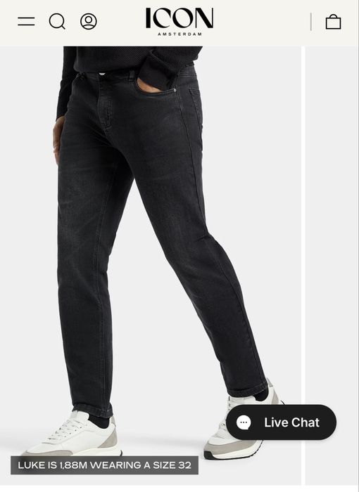 ICON Amsterdam мъжки дънки / Matteo Slim Jeans, чисто нови