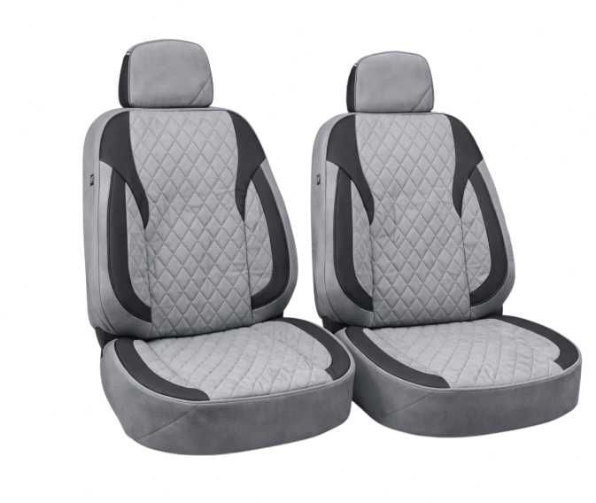 Huse scaune universale Premium compatibile SUV , Limuzine gri cu negru