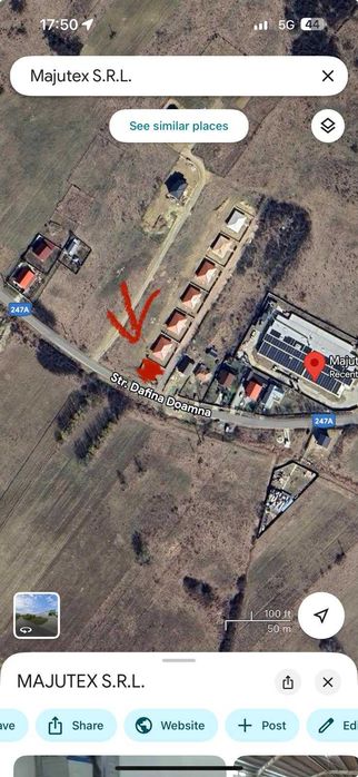 Teren intravilan cu autorizație de construcție Barnova toate util