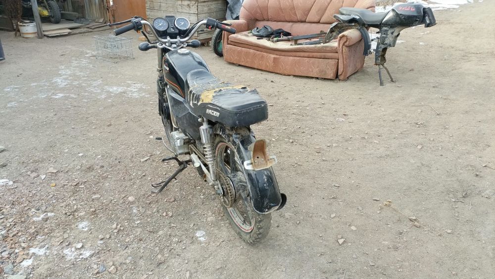 Мопед чамп на ходу