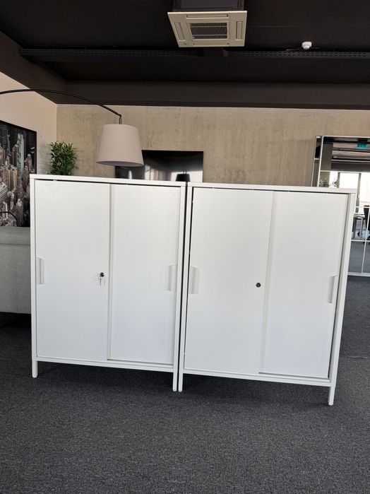 Corp cu uşi glisante, alb, 80x55x110 cm Trotten Ikea Mobilier Acasa Birou Depozitare