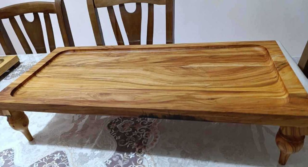 Посуда для подачи мясного ассорти и других блюд из дерево