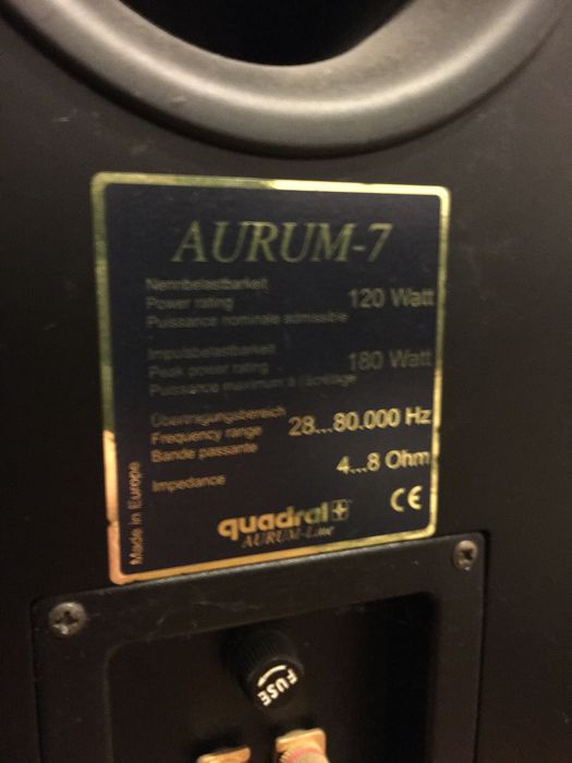 Boxe Quadral Aurum 7