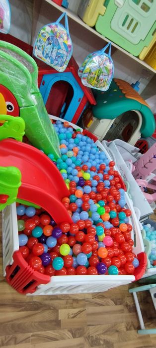 Ўйингоҳ, манеж, болалар майдончаси ва болалар боғчаси учун коптоклар