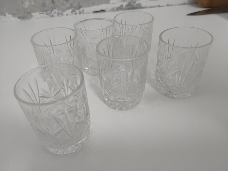Хрустальные рюмки винтаж