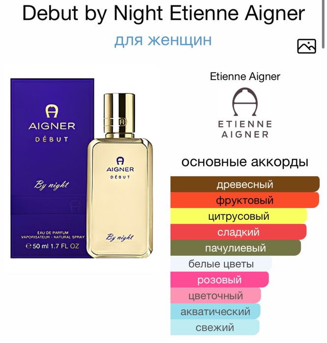 Духи Debut by Night Aigner