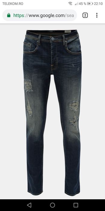 Blugi albastri slim fit Blend